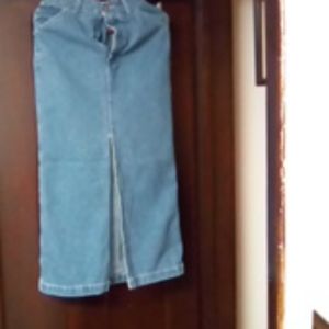 Blue jean skirt